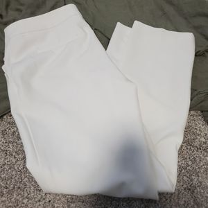 Carolina Belle White Straight Dress Pants Size 4